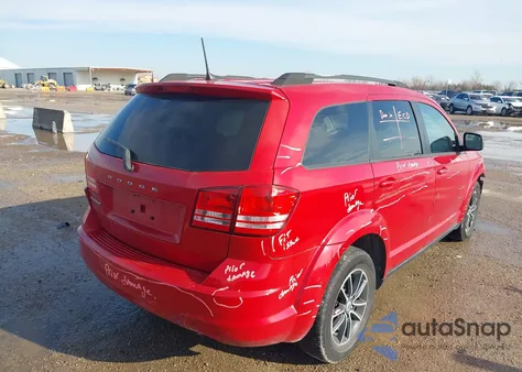 2018 Dodge Journey Se from USA, damaged, VIN 3C4PDCAB5JT533048